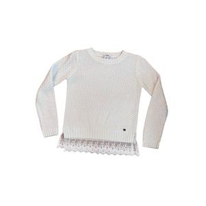 Guess Kids Lace Bottom Knit Sweater Size 14